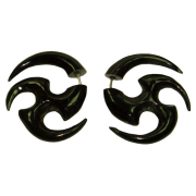 Ohrringe aus Horn Taifun