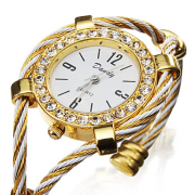 Damen Kristall Armbanduhr