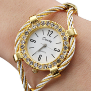Damen Kristall Armbanduhr